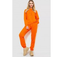 Спорт костюм женский двунитка, цвет оранжевый, 244R009