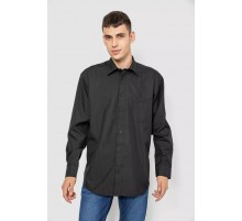 Сорочка чоловіча класична, колір чорний, 244R330