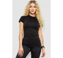 Женская футболка, цвет черный, 244R7781