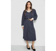 Костюм женский классический в горох, цвет синий, 167R3001