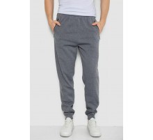 Спорт мужские брюки на флисе, цвет серый, 244R41508