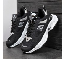 Кросівки New Balance замш/шкіра/3D сітка колір чорний, білий