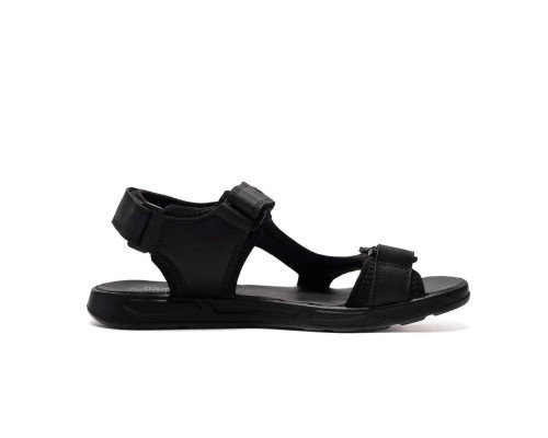 Кожаные сандалии New Balance цвет черный