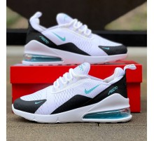 Літні кросівки Nike Air Max колір білий, чорний