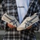 Кроссовки Asics весна лето цвет белый/голубой