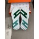 Кроссовки Hermes мужские зеленые с белым ob424-1