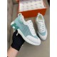 Кроссовки Hermes мужские зеленые с белым ob424-1