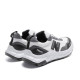Демисезонные кожаные кроссовки New Balance цвет белый/серый/черный