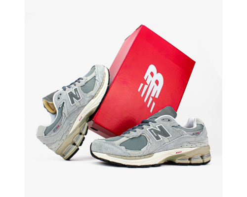 Демисезонные кроссовки New Balance весна лето цвет серый