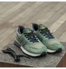 Кросівки демісезонні New Balans  x Stone Island олива