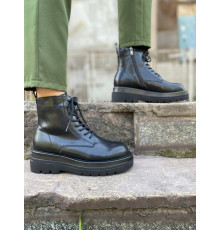 Жіночі черевики на флісі товста підошва