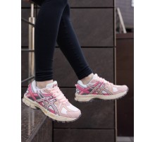 Кроссовки женские летние Asics Gel Kahana 8 цвет: белый/розовый