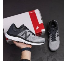 Кроссовки New Balance весна/лето материал текстиль цвет серый, белый