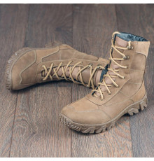 Тактичні зимові берці койот хутро