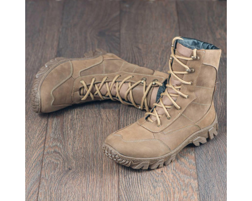Тактические зимние берцы койот мех