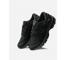 Демисезонные кроссовки Asics мембрана Gore-tex цвет черный