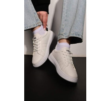 Кросівки жіночі з еко-шкіри білі