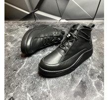 Зимові хайтопи Без Бренду  швидка шнурівка чорний