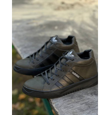 Зимние ботинки Adidas хаки