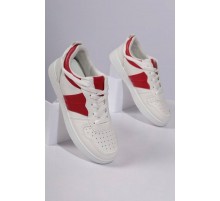 Кроссовки мужские из экокожи белые