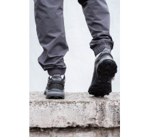 Мужские кроссовки Salomon Supercross 4 Gore-tex termo gray black