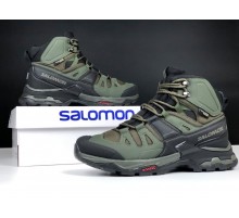 Зимові черевики Solomon Wide GTX X Ultra 4 Mid Хутро до -20 колір Олива