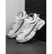 Кросівки New Balance замш/шкіра/3D сітка колір білий, сірий