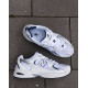 Кроссовки лето вставки сетка New Balance 530 цвет: белый/синий