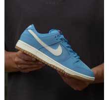 Кроссовки демисезонные кожаные Nike цвет голубой/белый