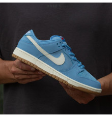 Кросівки демісезонні шкіряні  Nike колір блакитний/білий