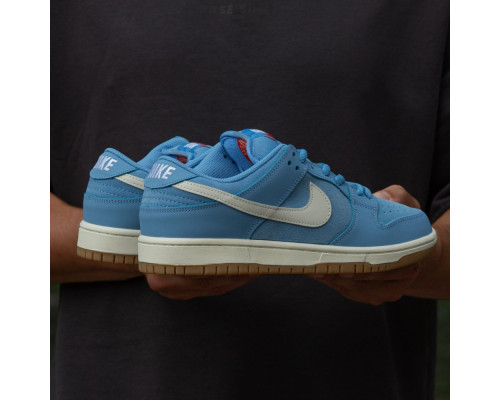 Кроссовки демисезонные кожаные Nike цвет голубой/белый