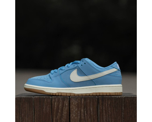 Кроссовки демисезонные кожаные Nike цвет голубой/белый