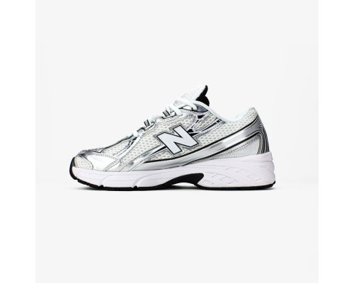 Кроссовки весна лето New Balance сетка белый/серебристый/черный Кроссовки весна лето New Balance сетка белый/серебристый/черный