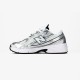 Кроссовки весна лето New Balance сетка белый/серебристый/черный