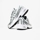 Кроссовки весна лето New Balance сетка белый/серебристый/черный