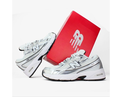 Кроссовки весна лето New Balance сетка белый/серебристый/черный Кроссовки весна лето New Balance сетка белый/серебристый/черный