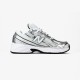 Кроссовки весна лето New Balance сетка белый/серебристый/черный
