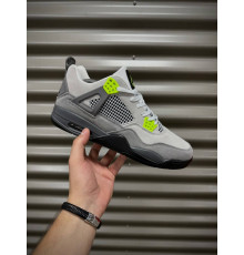 Кросівки Nike Air Jordan 4 Retro, замша (dark gray)