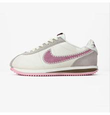 Демісезонні кросівки Nike колір бежевий/сірий/рожевий