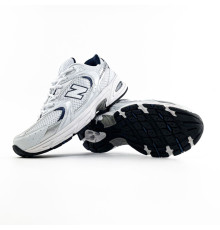 Демісезонні кросівки весна літо  New Balance колір  білий/срібний