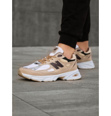 Літні кросівки New Balance колір бежевий/білий