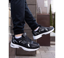 Кроссовки лето вставки сетка New Balance 530 цвет черный