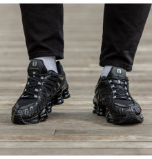 кросівки весна/літо Nike Shox LT колір чорний