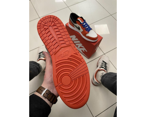 Кроссовки Nike Air Jordan 1 low (orange)