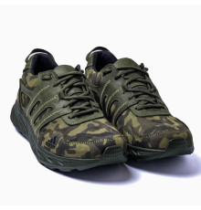 Демісезонні кросівки Adidas колір камуфляж, олива