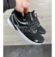 Літні кросівки New Balance колір чорний/білий