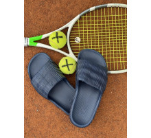 Шлепанцы ребристые синие