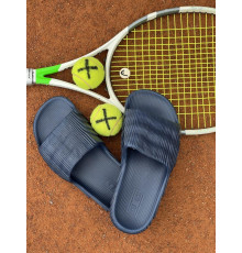 Шльопанці ребристі сині