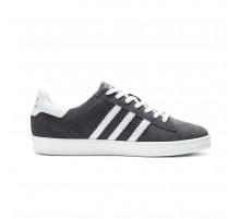 Кожаные демисезонные кроссовки Adidas серые