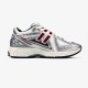 Демисезонные кроссовки New Balance весна лето цвет серебристый